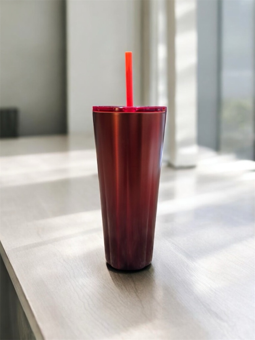 Starbucks Red Ombre Stainless Steel Tumbler - Picture 2 of 4
